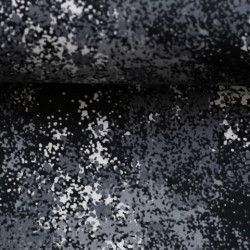 Baumwolle - Kim Sprenkel schwarz